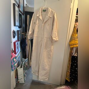 big bud press and everyday long sleeve white jumpsuit suit stripes 1xl